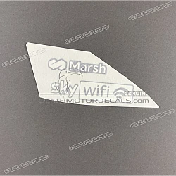 Bovenkuip sticker, rechterkant