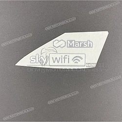 Bovenkuip sticker, linkerkant