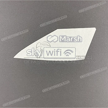 Kanzel / Oberteil Verkleidung Aufkleber, Linke Seite