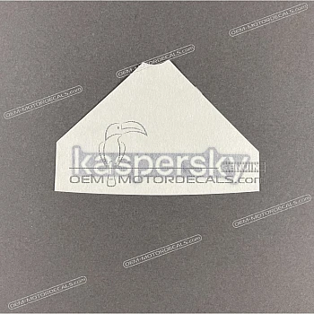 Kanzel / Oberteil Verkleidung Aufkleber, Linke Seite