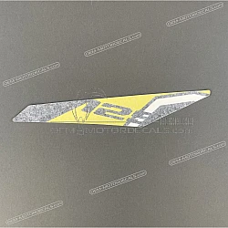 Front fender decal, left side