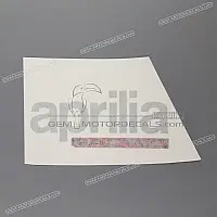 APRILIA Tanksticker, rechterkant 2H005589