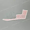 Zijpaneel sticker, linkerkant