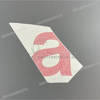Side cowling decal, left side