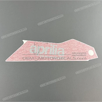 Belly pan decal, right side