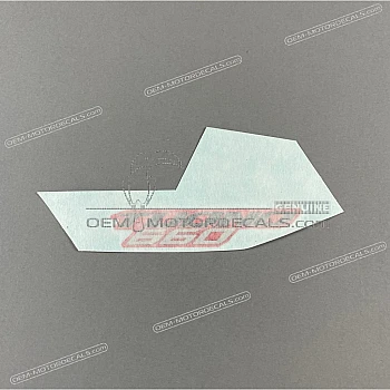 Tail cowl decal, left side