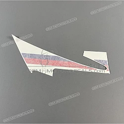 Side cowling decal, left side