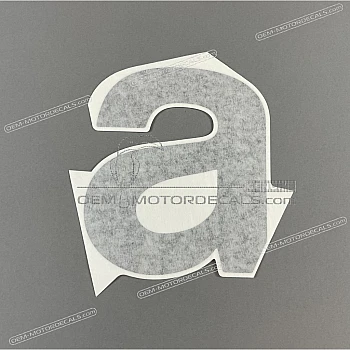 Side cowling decal, left side