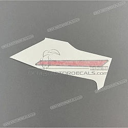Belly pan decal, right side