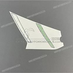 Belly pan decal, right side