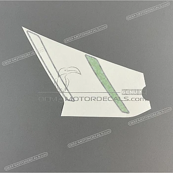 Belly pan decal, right side