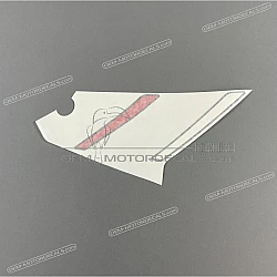 Belly pan decal, left side