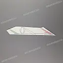 Belly pan decal, right side