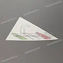 Front cowling decal, left side