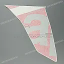 Side cowling decal, left side