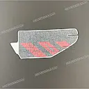 Sticker, linkerkant