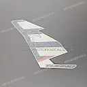 Side cowling decal, left side