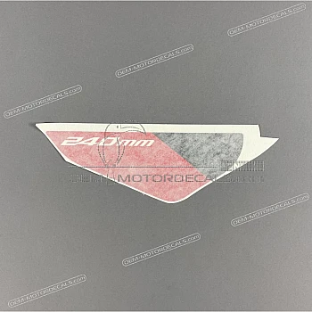 Pegatina para guardabarros delantero, lado izquierdo