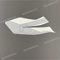 Adesivo pannello laterale, lato sinistro