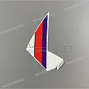Autocollant de réservoir, côté gauche