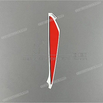 Adesivo pannello laterale, lato sinistro