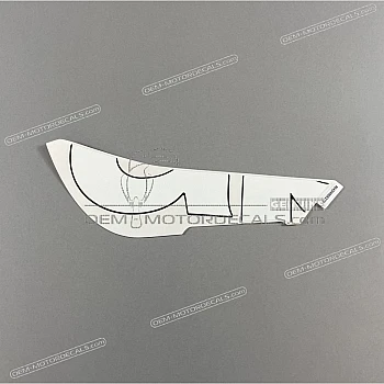 Adesivo posteriore coda carena, lato destro