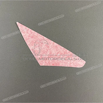 Front cowling decal, right side