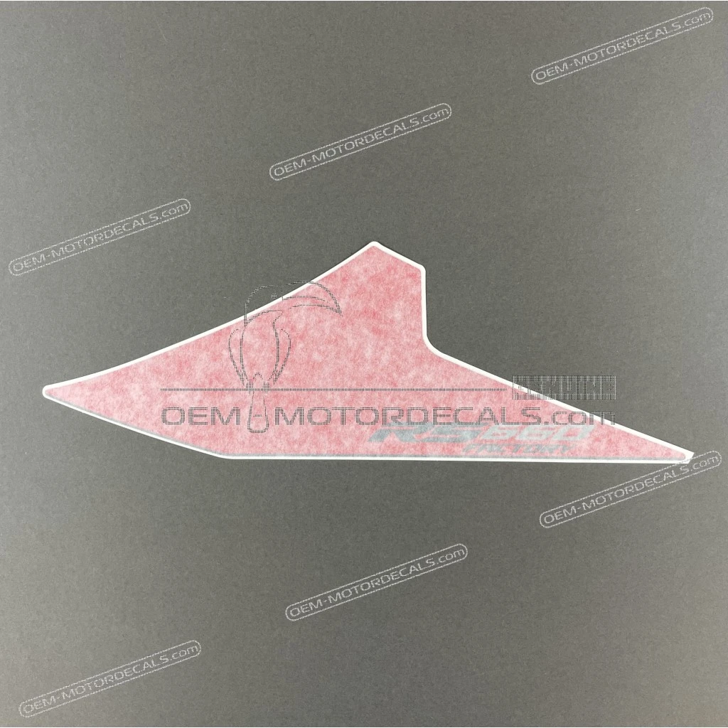 Pegatina Aprilia RS 660 RS660 FACTORY para colín, lado derecho OEM 2H006825