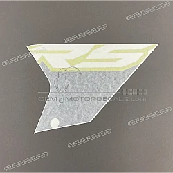 Belly pan side sticker