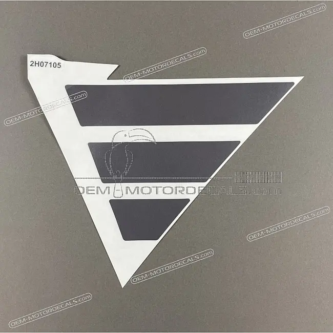 Aprilia SXR 50 Sport Graphic Zijschild Voorzijde Links OEM 2H007105