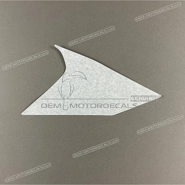 Autocollant de carénage avant Aprilia SR Motard 50 côté droit OEM 677069 graphique d'usine pour carénage de moto.