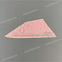 Rear seat cowl decal, right side