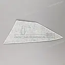 Tail cowl decal, left side