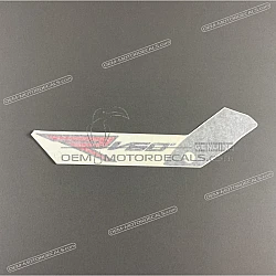 Front cowling decal, left side