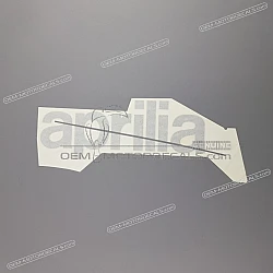 Belly pan decal, right side