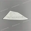Tail cowl decal, left side