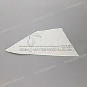 Duo seat kapje sticker, rechterkant