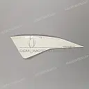 Front cowling decal, right side