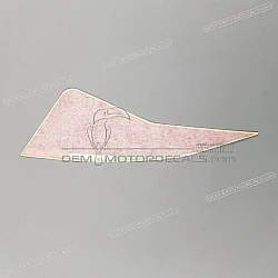 Front cowling decal, left side