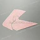 Belly pan decal, left side