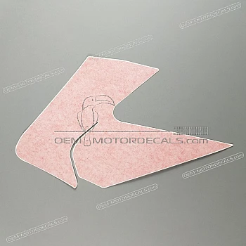 Naklejka na dolną owiewkę, pług, lewa strona