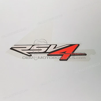 Side cowling decal, right side