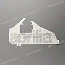 Belly pan decal