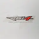 Tail cowl decal, left side