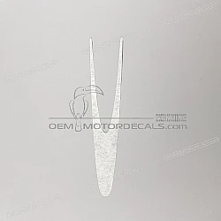 Front cowling decal