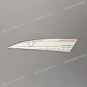 Front fender decal, left side