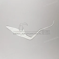 Front cowling decal, left side