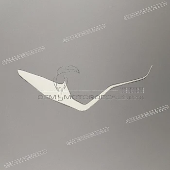 Naklejka na przednią owiewkę (czasza), lewa strona