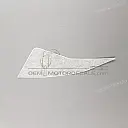 Front cowling decal, left side