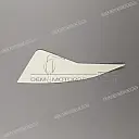 Front cowling decal, left side